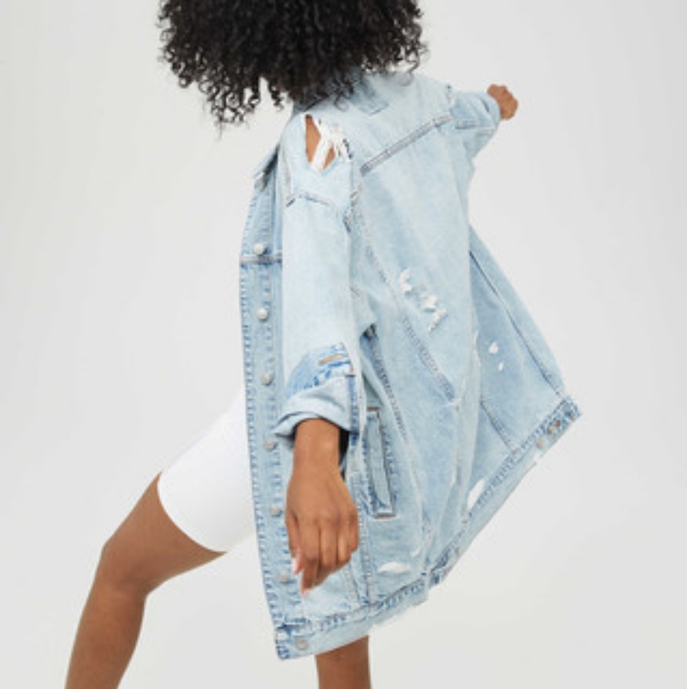 Aerie Offline Boyfriend Denim Jacket